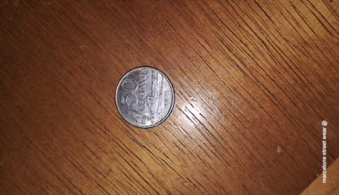 Moeda de 50 centavos de 1976