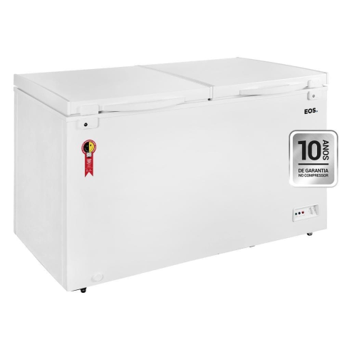 Freezer e Conservador Horizontal EOS EcoGelo 445 Litros 2 Portas Efh55